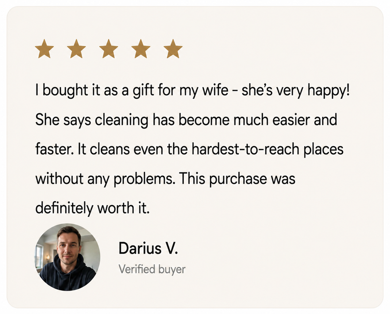 Customer review 1